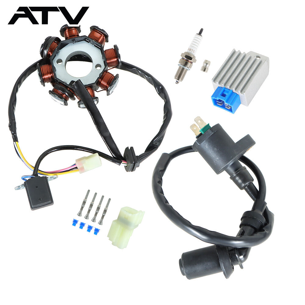 Ignition Coil Spark Plug Regulator Stator For Polaris Outlaw 90 Outlaw 50 07-15