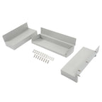 For Enclosed Utility Body 83" Rear Step Bumper Gray Universal Screw-On