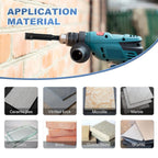 8x Dry Diamond Drill Bit Hole Saw Set for Granite Marble Porcelain Tile Ceramic