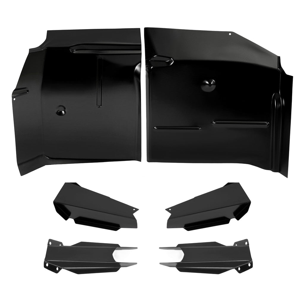 Front Cab Floor Pan Front & Rear Mount Set For 1960-66 Chevy & GMC C/K Pickup