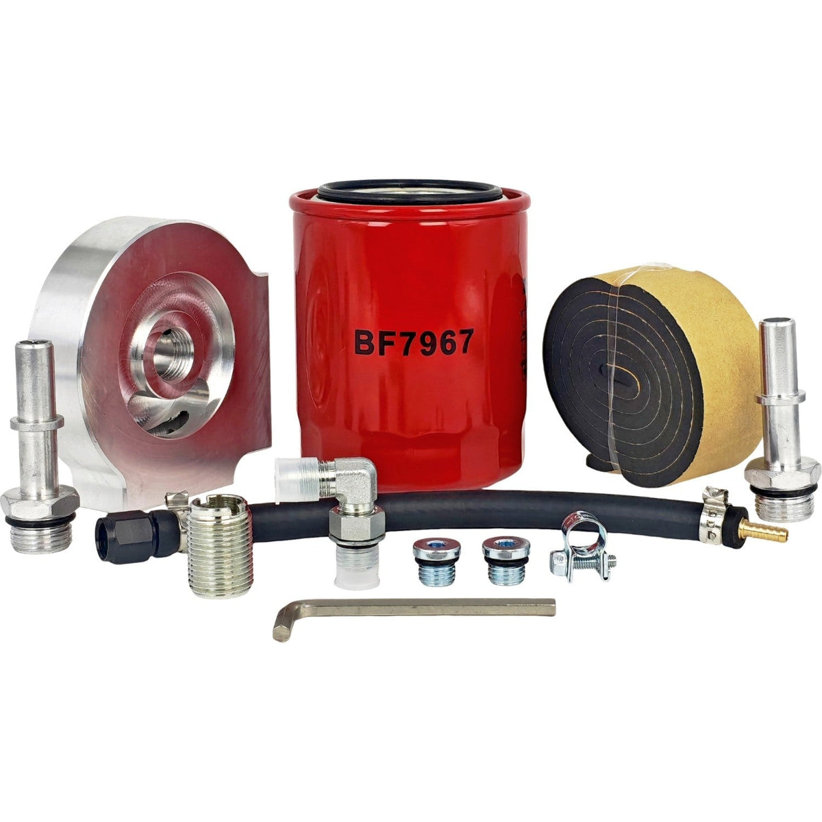 121003 for Ford 2011-2025 F250/350/450/550 6.7L Fuel Filter Conversion Kit