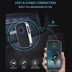 Bluetooth Receiver 3.5mm AUX Car Adapter Wireless Audio Receiver for Home Stereo