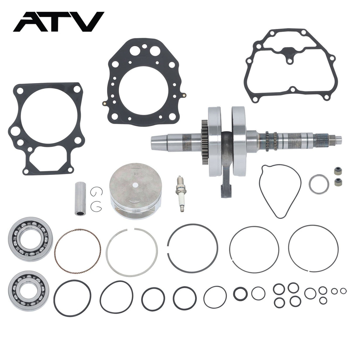 For Honda TRX420 TE TM FE FM 14-23 CRANKSHAFT LOWER END ENGINE CRANK REBUILD KIT