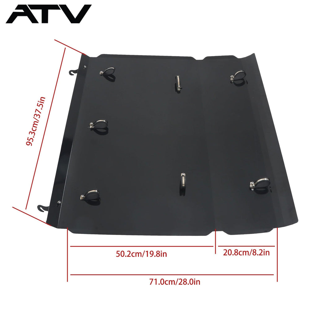 Aluminum Hard Top Roof Black For Polaris RZR 800 S / XP 900 / 570-2 Door Model