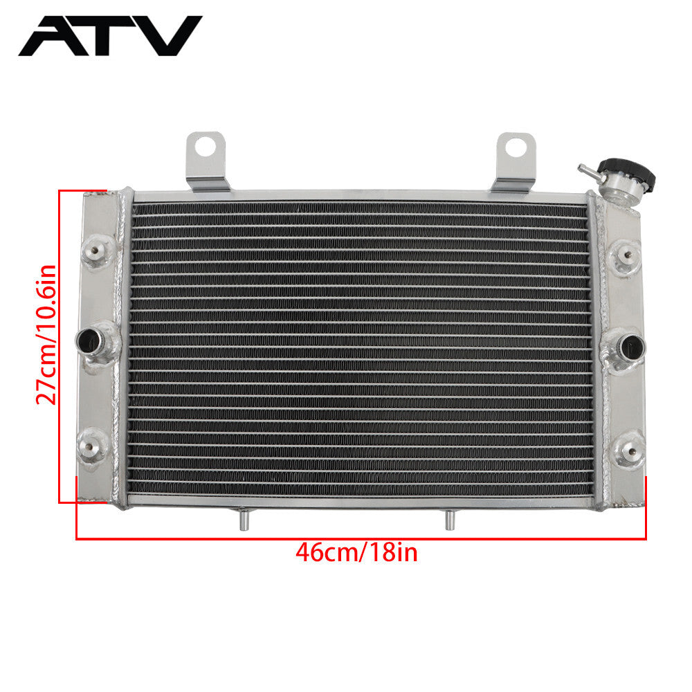 Aluminum Radiator For Yamaha Rhino 700 2008-2013 09 10 11 All Engine YXR700F 4x4