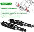 2* AM129514 Front Left & Right Shocks Absorber for John Deere Gator TE TH TS TX