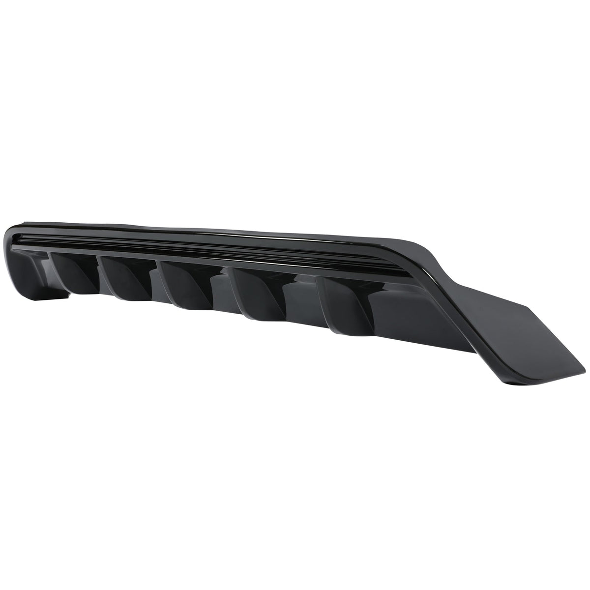 For Toyota Camry SE XSE 2018-2023 Shark Fin Rear Bumper Diffuser Glossy Black