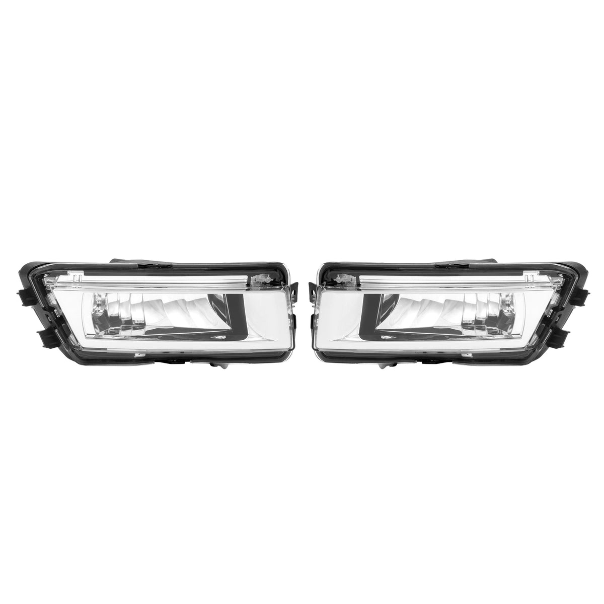 Pair Bumper Fog Lights For Volkswagen Passat 2012-2015 Driver & Passenger Side