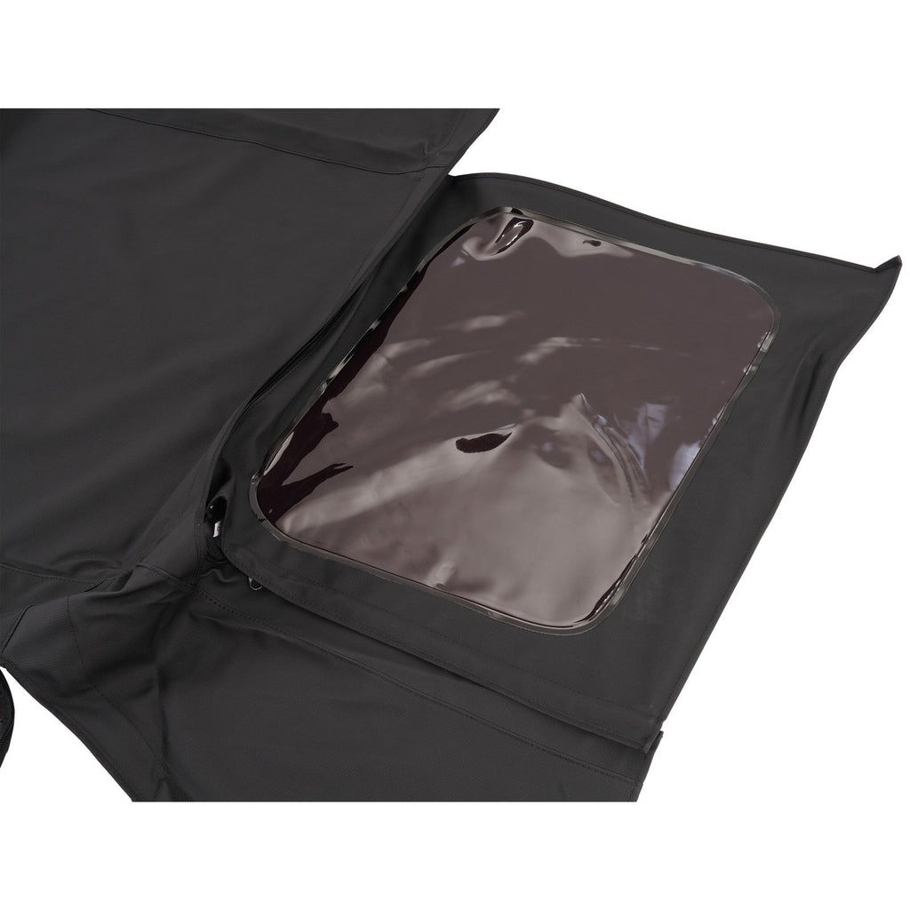 Fits 87-95 Jeep Wrangler YJ Soft Top Kit Front Upper Half Doors w/Tinted Windows