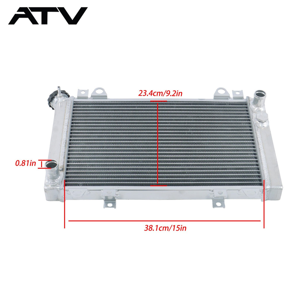 390601187 Aluminum Radiator For Kawasaki Mule 3000/3010/3010 4x4 2008 &Prior
