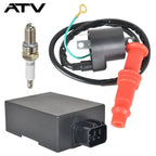 For Polaris Sportsman 400 4X4 2004 Ignition Coil & Spark Plug & CDI