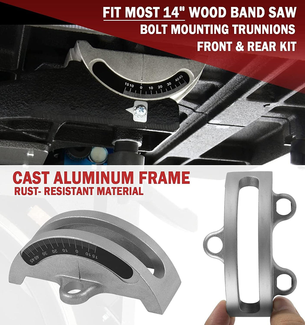 14" Bandsaw Trunnions Front and Rear Kit 426-02-395-0005,426-02-0-950-0002 -2PCS