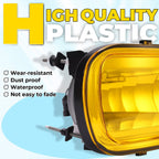 2PCS Yellow Lens Front Left & Right Fog Lights Lamps For Ford F150 F-150 2004-06