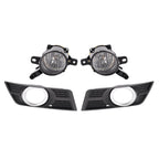 Pair Fog Lights w/Bezel Bumper Lamp Cover For Cadillac SRX 2010 - 2016 2015