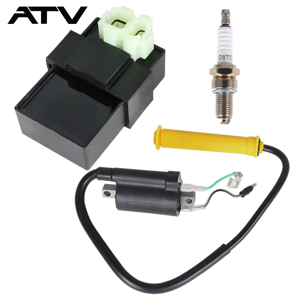 1999-2004 For Honda Sportrax 400 TRX400EX 2x4 Ignition Coil & CDI & Spark Plug