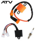 Ignition Coil Spark Plug CDI For Yamaha Timberwolf YFB250 FW,Bear Tracker YFM250