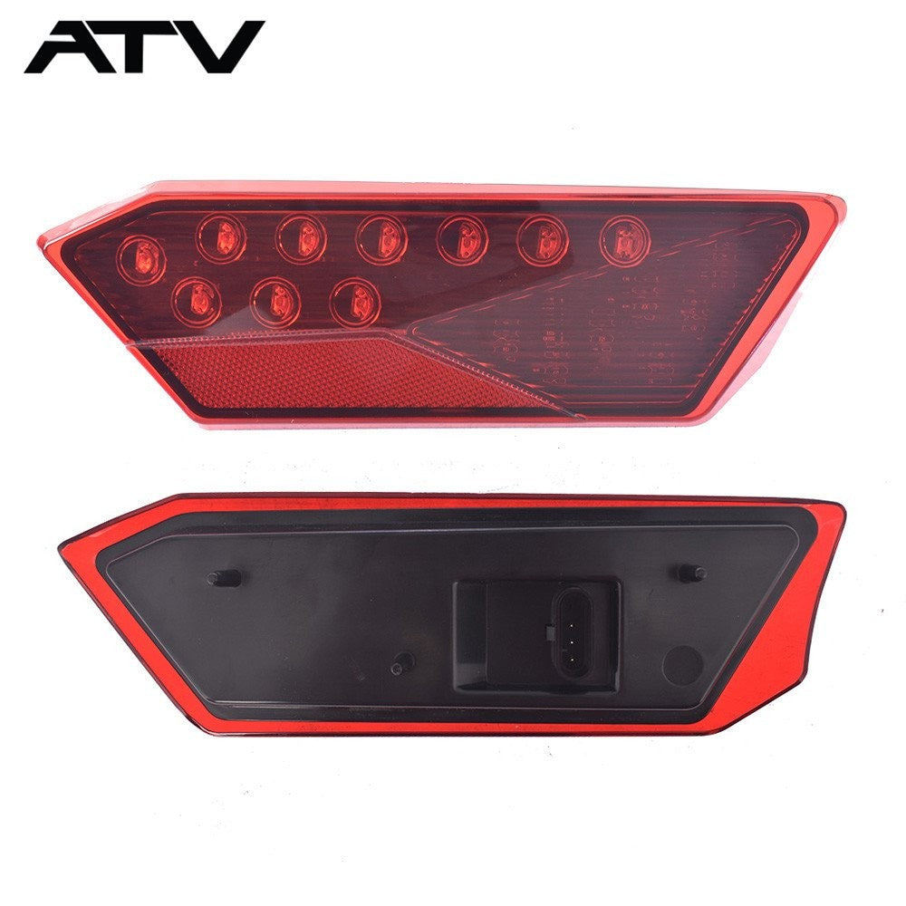 Pair Red LED Tail lights For Polaris RZR RZR 4 900/ 900 /XP /XP 1000 / XP 4 1000