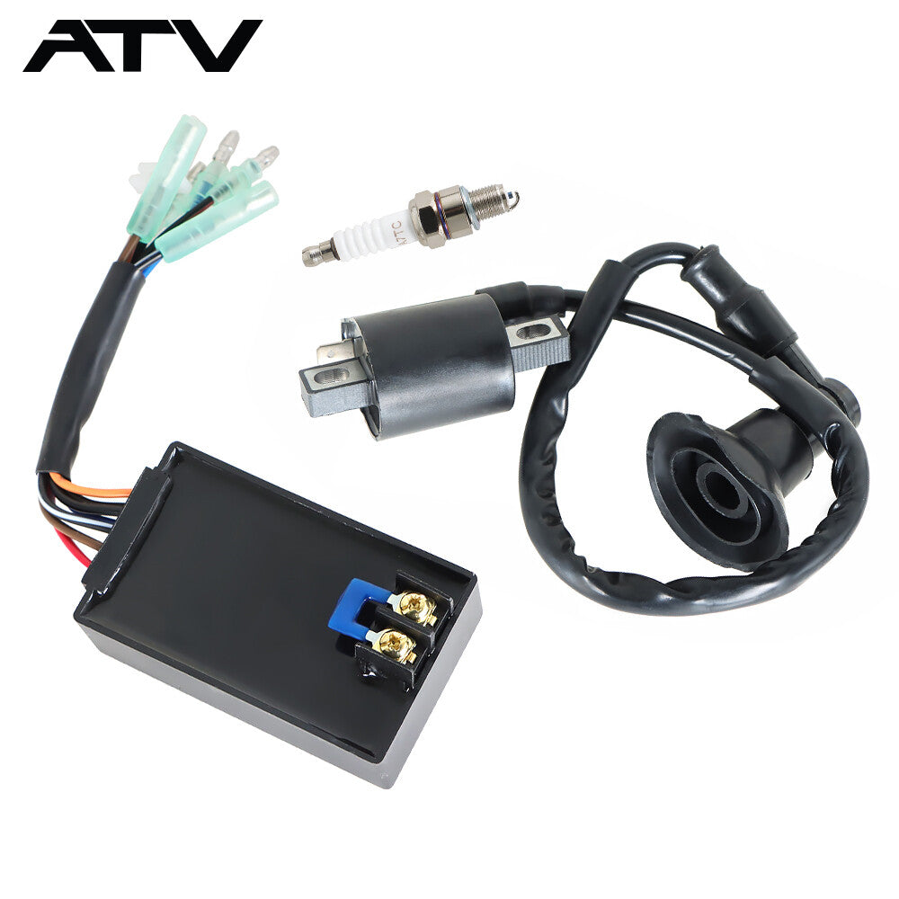 CDI BOX Ignition coil Spark plug For Polaris Sportsman 90 Carb 2003 2004-2006