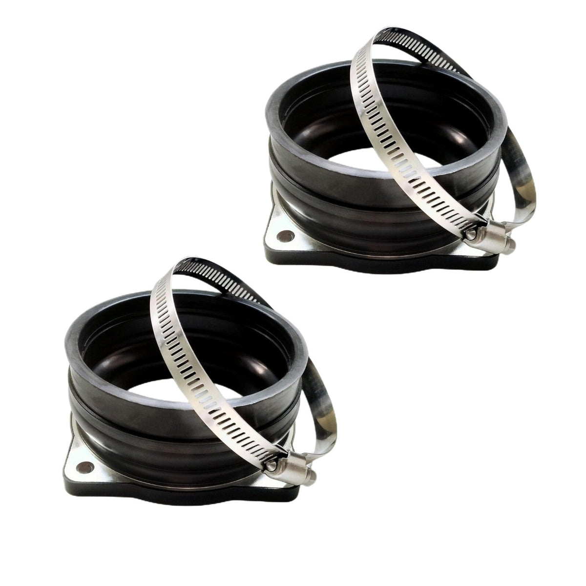 2Pcs New For Mercury Verado Air Intake Isolator w/ Clamp 8M0113513 & 815504256