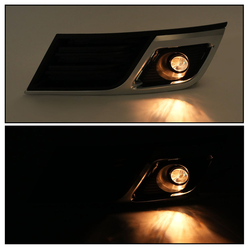 Front Driving Fog Lights w/ Bezels Trim Left Right For Chevrolet Traverse 13-17