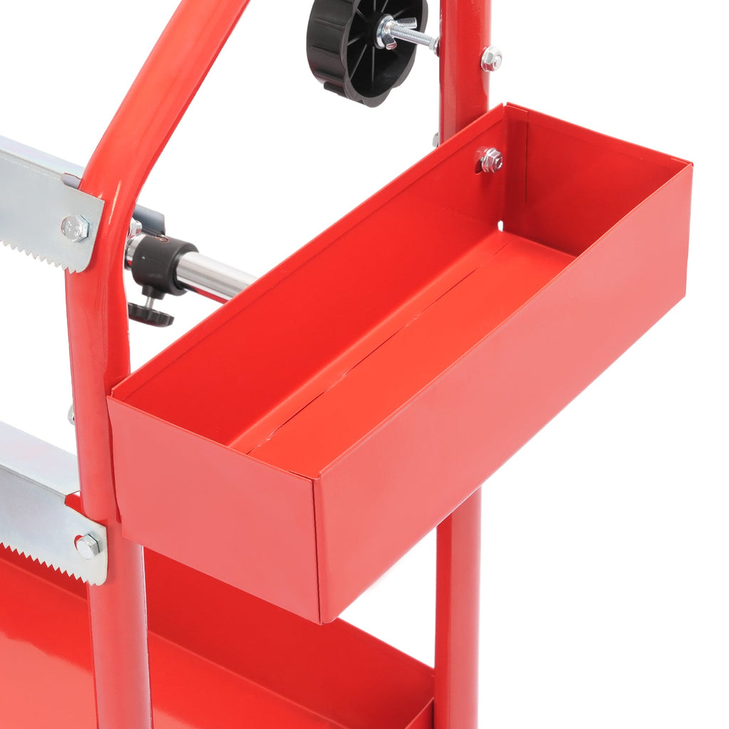 36" Mobile Multi-Roll Masking Paper Machine Dispenser Storage Tray Cutting Blade