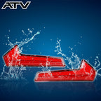 Red TAIL LIGHTS PAIR (2) For Polaris RZR 1000 XP TURBO (S)  2019 2020 2021 2022