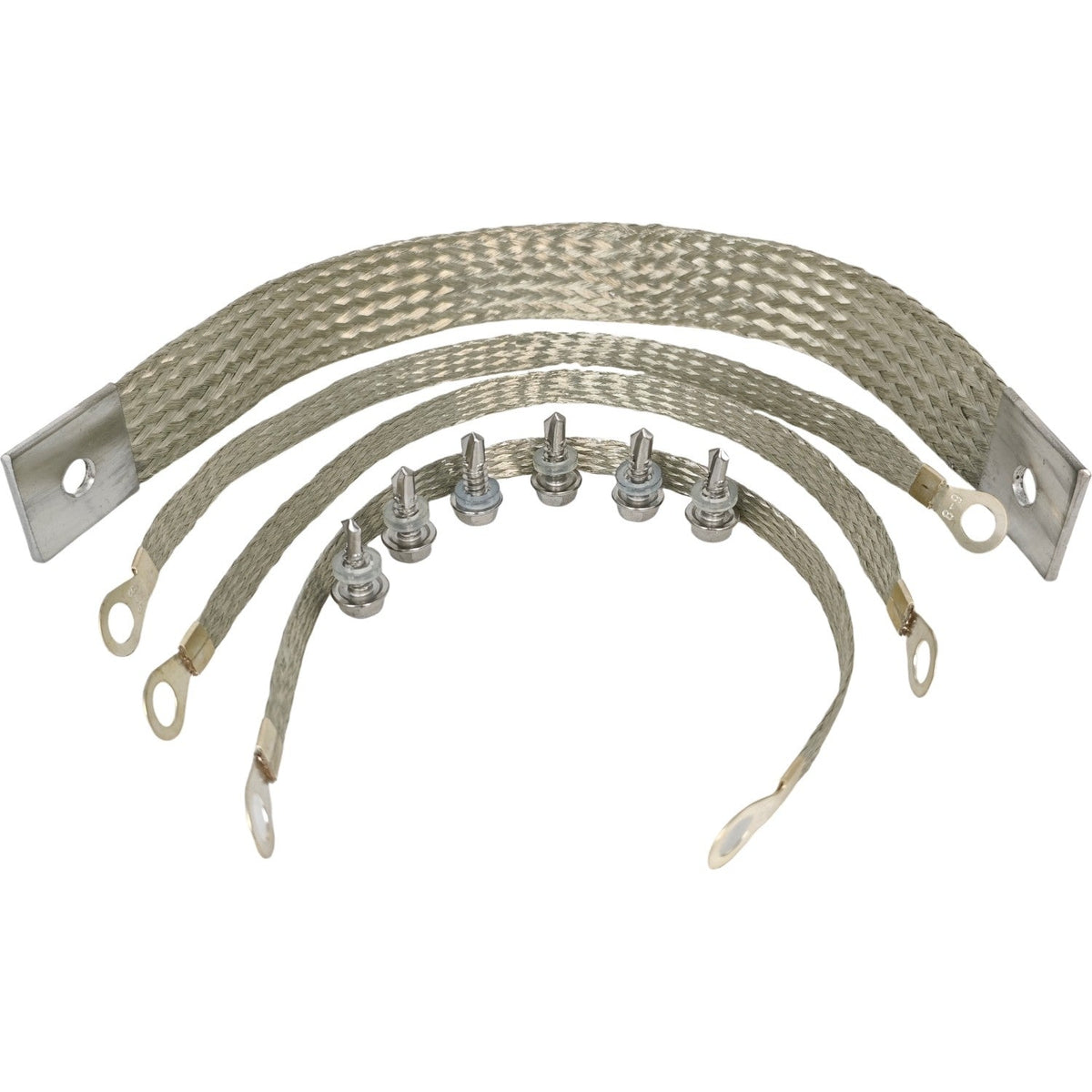 40140 Engine Ground Strap Kit for Most Car Starter Chassis Body 14" 1/0 AWG 11"