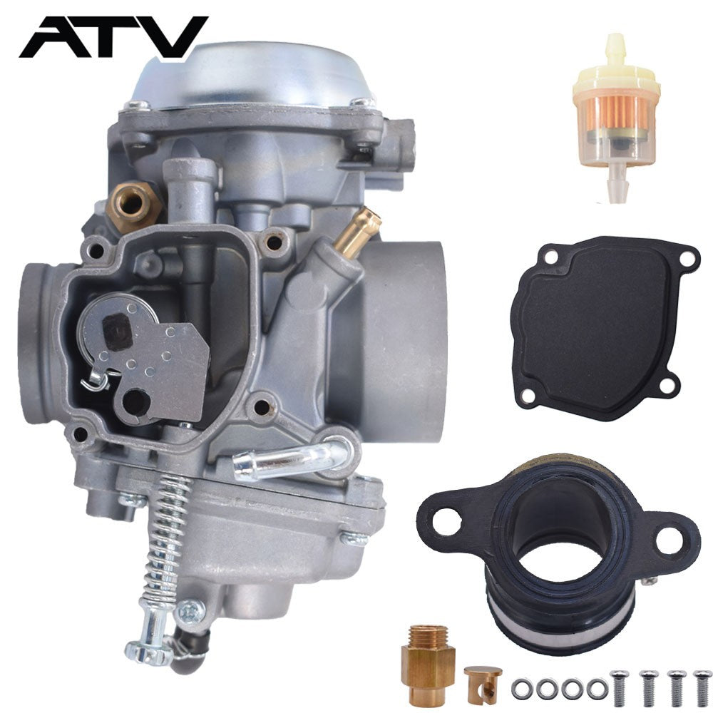 Carburetor & Intake Manifold Boot For Polaris Trail Boss 325 330 Carb