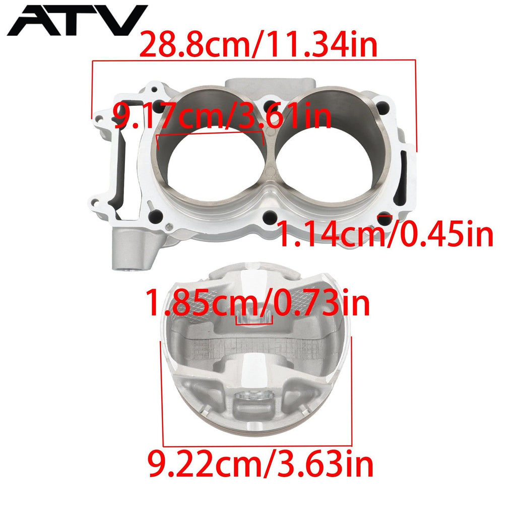 3023156 3022594 For Polaris RZR XP 1000 Crankshaft Cylinder Piston Kit 2014-2018