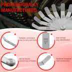 A308 Offset Valve Tappet Gauge 11-Blade Feeler Gauge Kit Sizes 0.004" to 0.014"