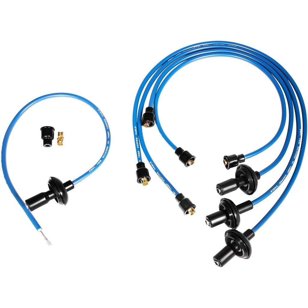 9407 Blue Ignition Spark Plug Wire Set for Vw Dune Buggy Bug Beetle GHIA Thing