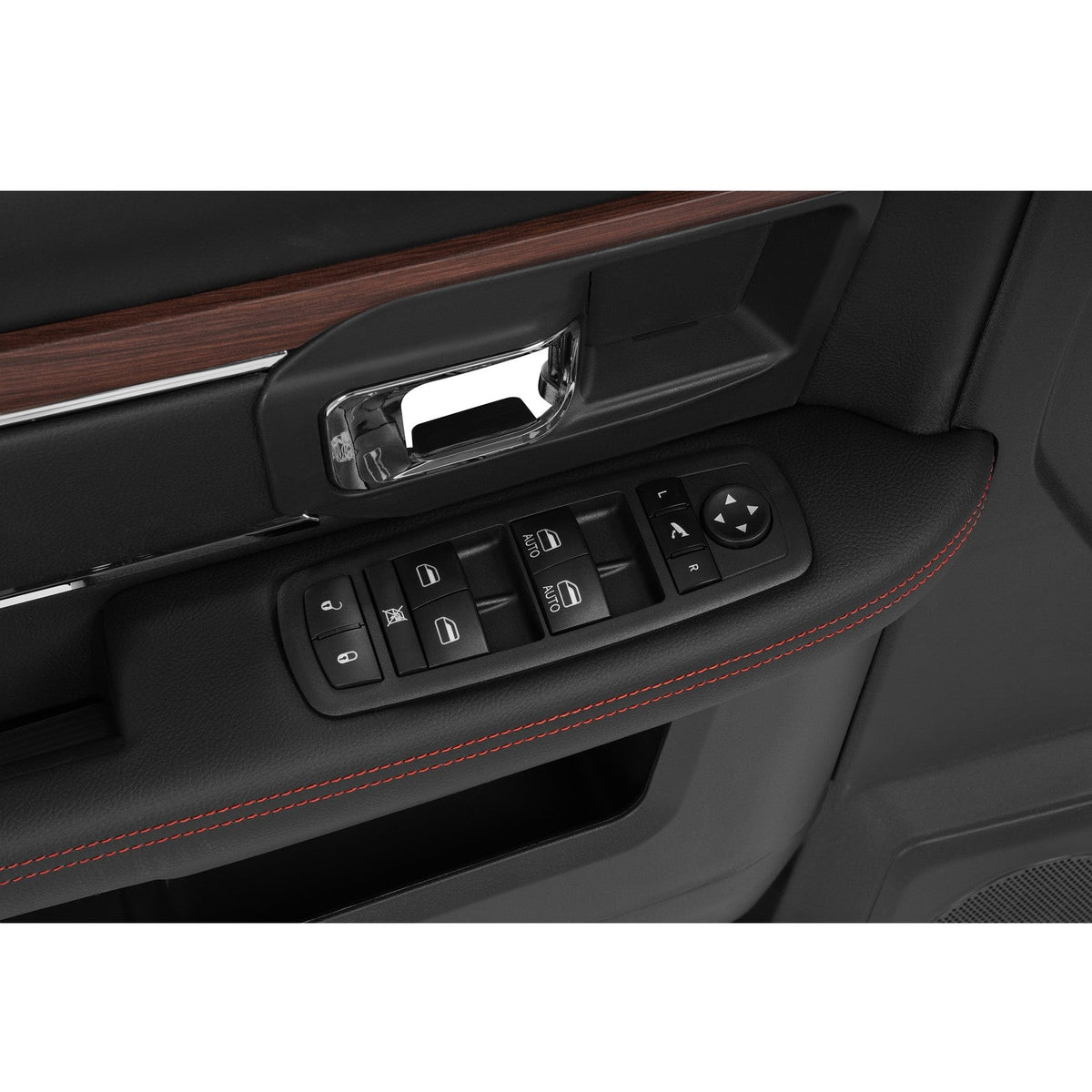 For 2013-2018 Dodge Ram 1500 2500 3500 Inner Door Panel Driver Side Textured BLK