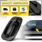 Door Handle Set For Chevy Silverado 1500 1999-2006 Smooth Black Front Outer 2PCS