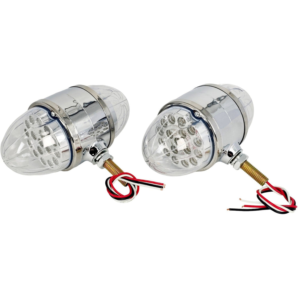 2X Clear Lens 17 LED Watermelon Light Fit International 4700 9200 9300 9400