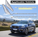 Left + Right Side Fender Chrome Emblem Moulding For BMW X3 F25 X4 F26 2015-2017