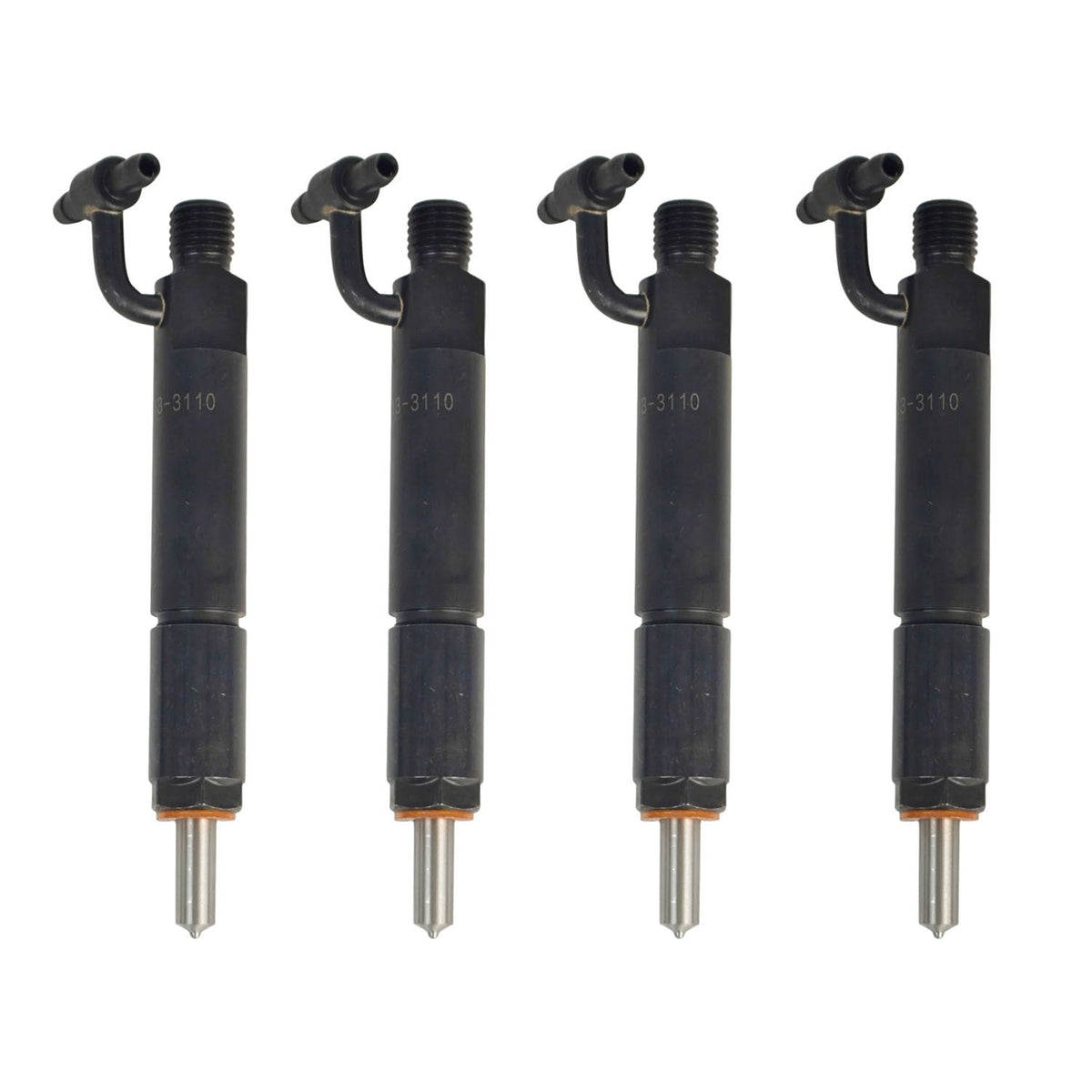 4X 6202-13-3110 Fuel Injector Fit for Komatsu 6D95 Nozzle Holder Spill Pipe