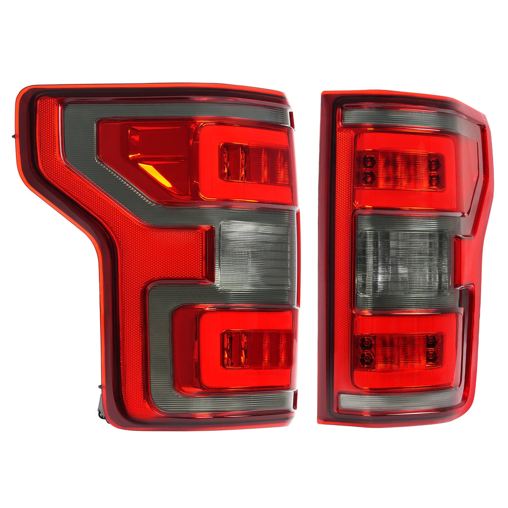 Pair LED Tail Lights Lamp w/Bulbs Driver&Passenger Side For Ford F-150 2018-2020