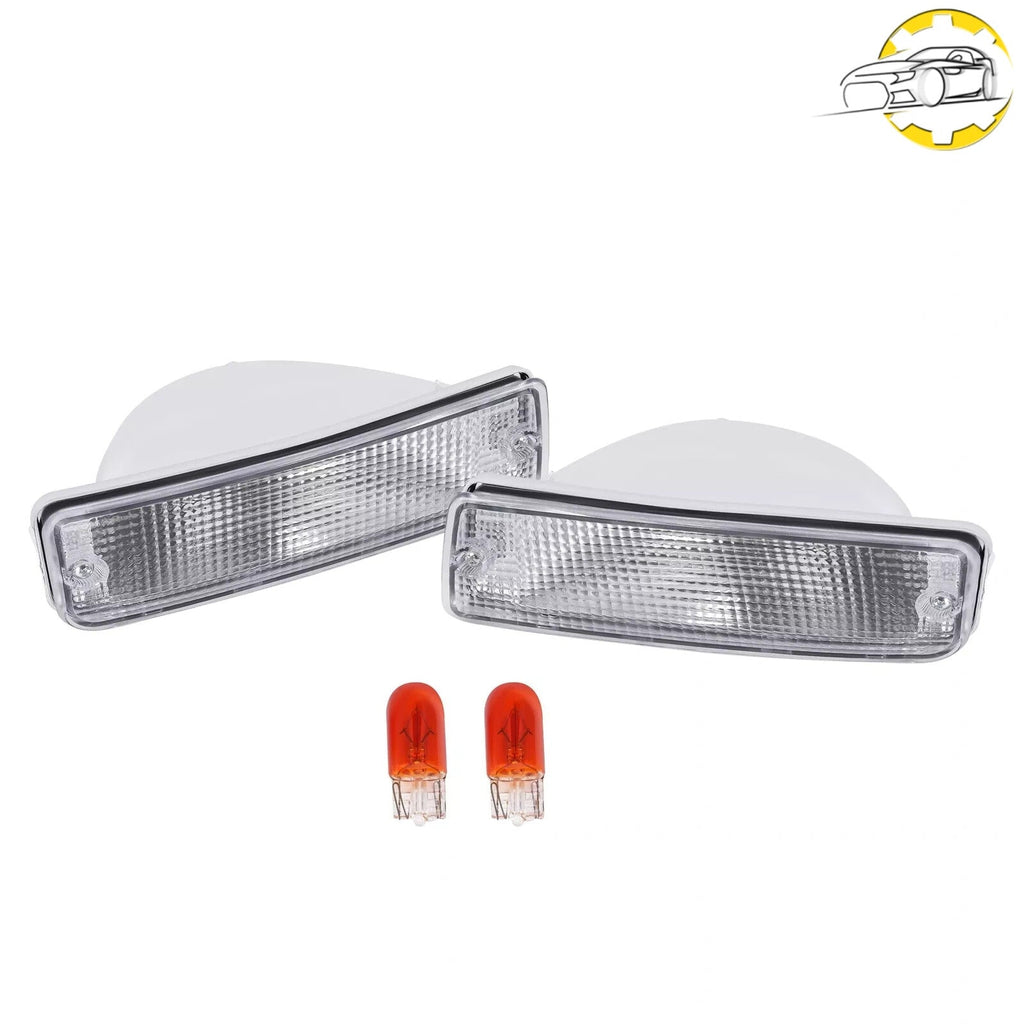 2X Clear Signal Bumper Lights For Toyota Pick-Up Truck 2WD 92-95 #8152089134