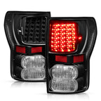 For Toyota Tundra 2007-2013 Full LED Tail Lights Lamps Left+Right Pair Set Black