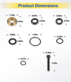 Pressure Washer Seal Kit Set Replace For Briggs & Stratton 190595GS 190711GS