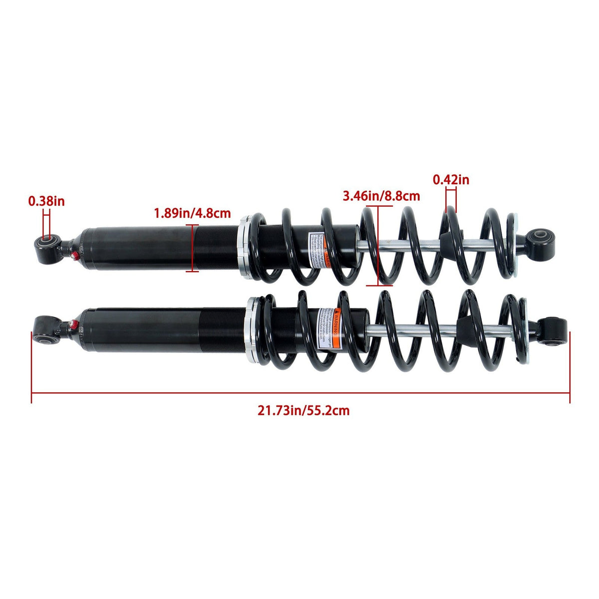 Front Shock For Polaris General 1000 EPS Deluxe Hunter 17-22 044629 7044779-4587