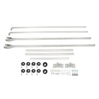 4-Spring Aluminum Dump Truck Flip Tarp Arm Kit Prevent Tarp Flapping in Transit