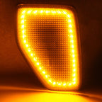 For Hummer H3 05/06-10&H3T 09-10 Smoked Full LED Front Fender Side Marker Lights