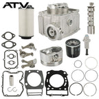 For Polaris Ranger 500 Cylinder Piston Camshaft Rocker Arm Top End Kit 1999-2012
