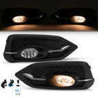 Fog Lights For Honda Civic Coupe 2Dr 2014-2015 Bumper Lamps w/Wiring+Bulbs 14-15
