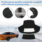 For 1994-2002 Chevrolet Camaro Black Convertible Soft Top & Plastic Window