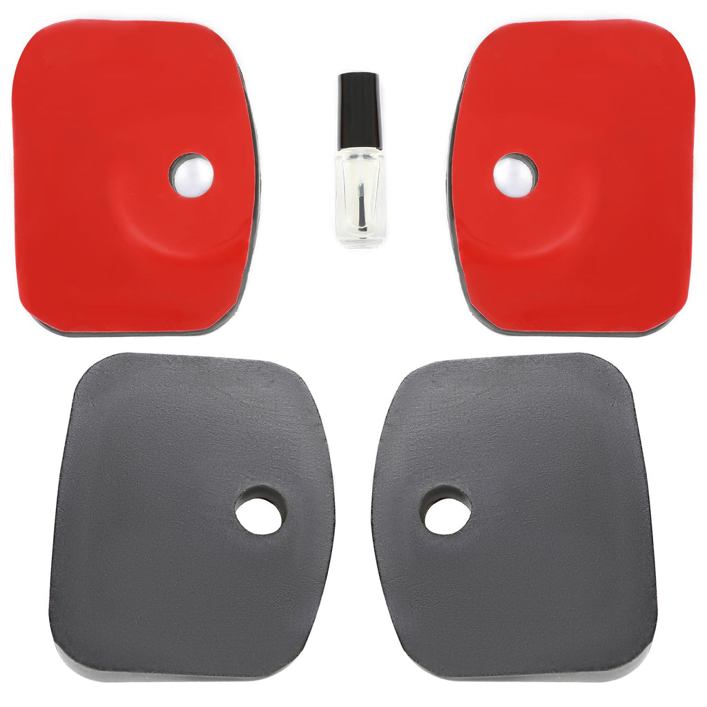 2Pcs Roof Rail Pads For Ford Transit Extended Van PE Plastic Black