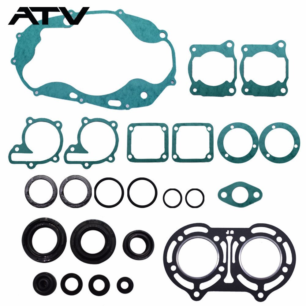 Engine Gasket Set With Oil Seals Kit For 1987-2006 Yamaha Banshee YFZ350