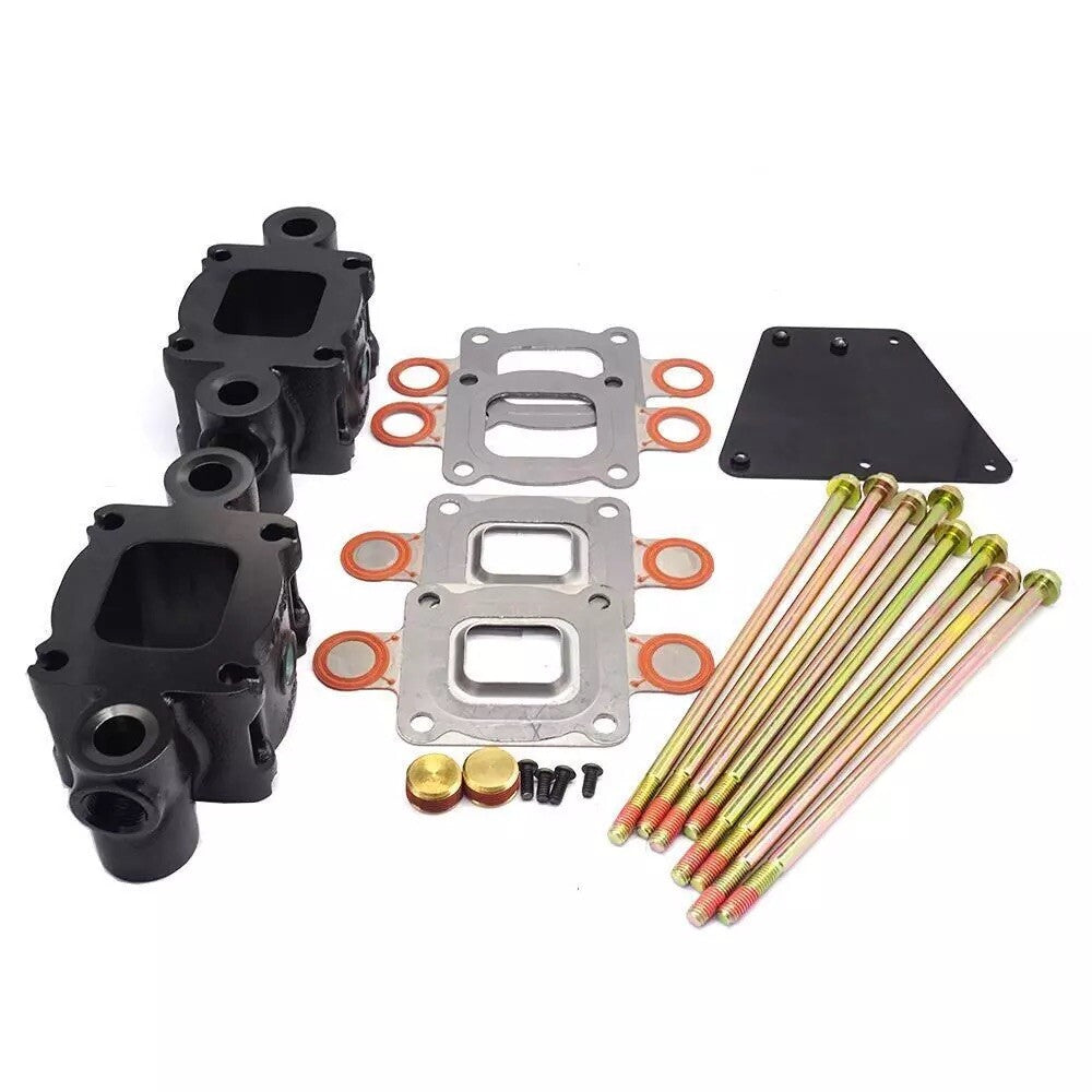 3" Mercruiser Manifold Dry Joint Closed Spacer Kit Replace 864929A4 27-864549A02