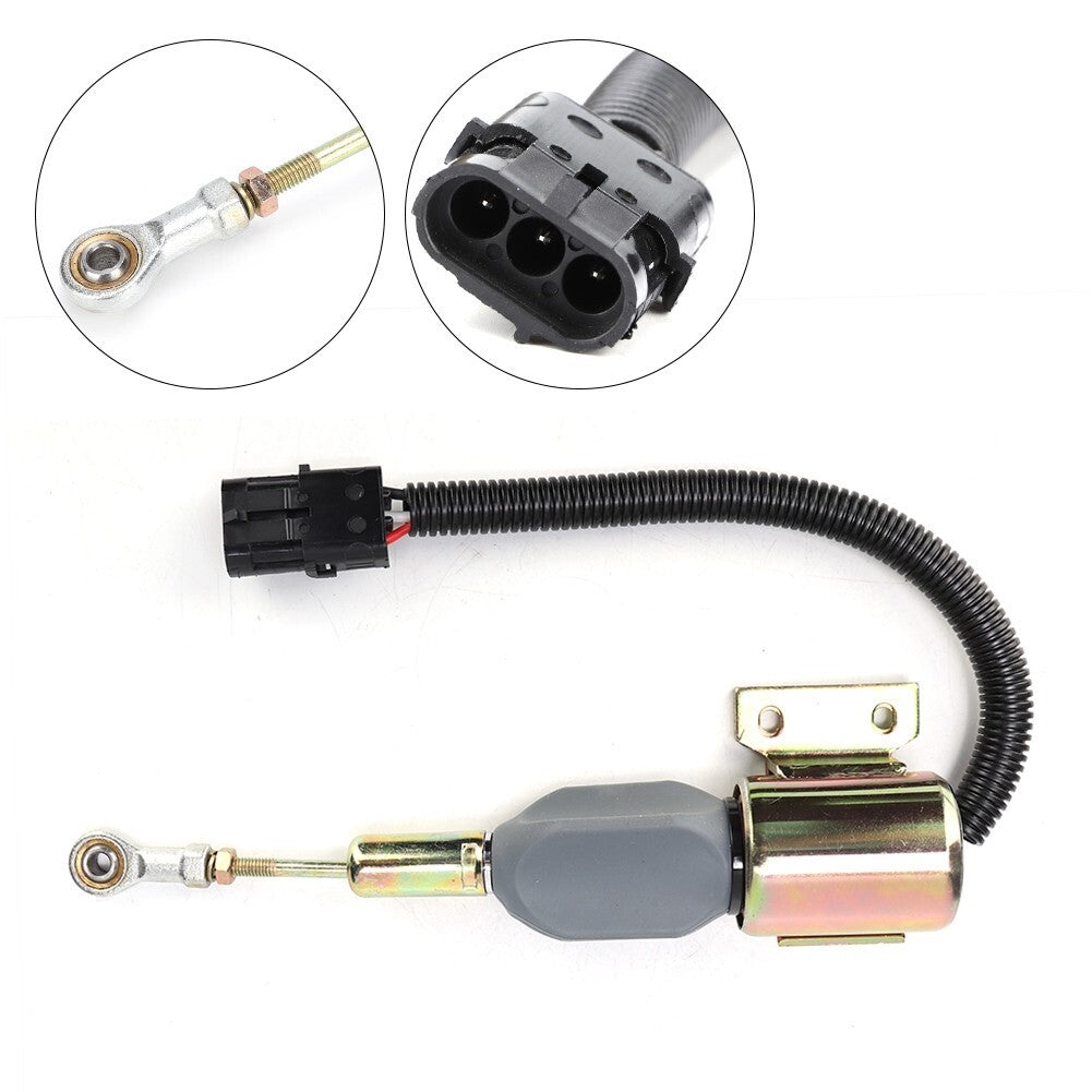 New for CUMMINS Fuel Shut Off Solenoid 3932529 3930658 3935431 SA475612 J932529
